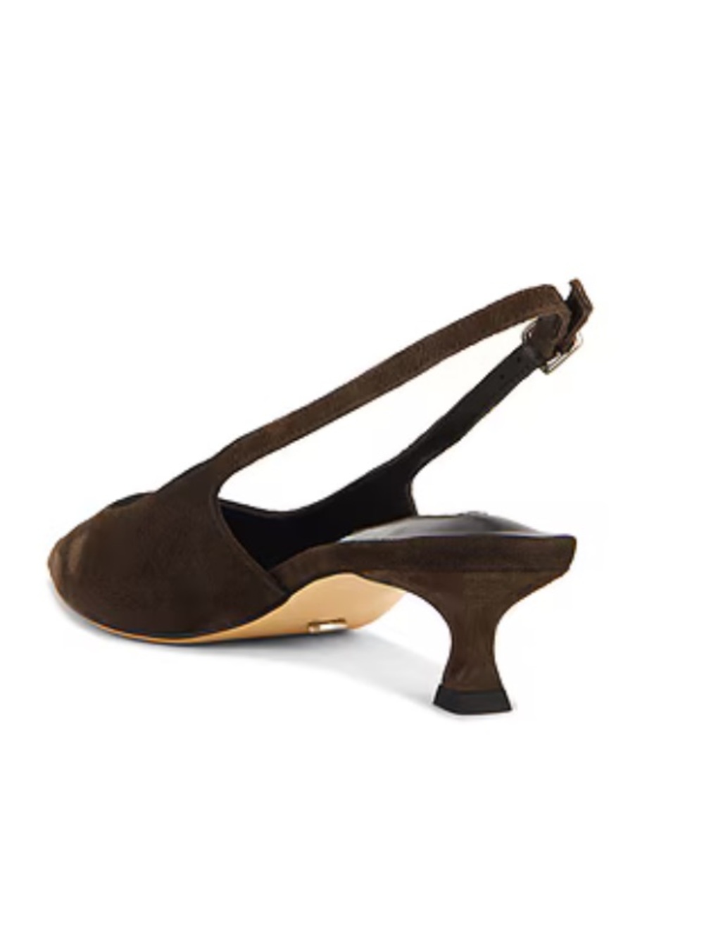 Tony Bianco Crush Slingbacks Pumps Espresso Suede Brown Shoes Revolve 7.5 - Picture 4 of 11